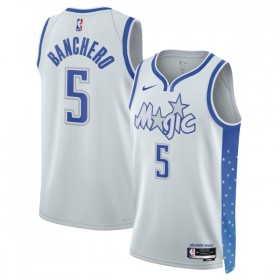 Män Orlando Magic Tröja Paolo Banchero Nike 2025-26 City Edition Vit Swingman